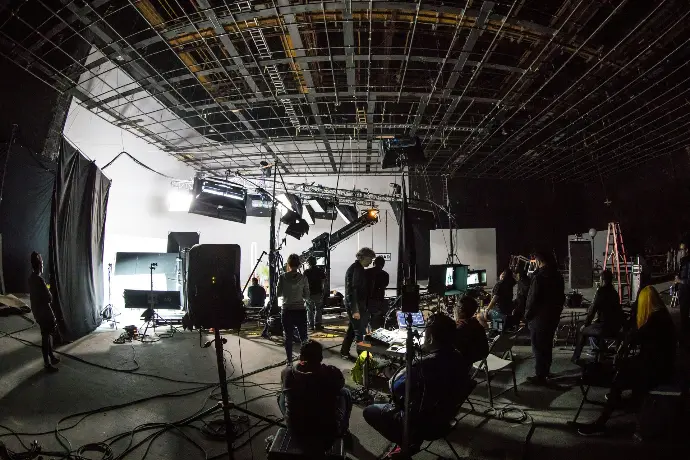 behind-the-scenes style photo at a creative agency