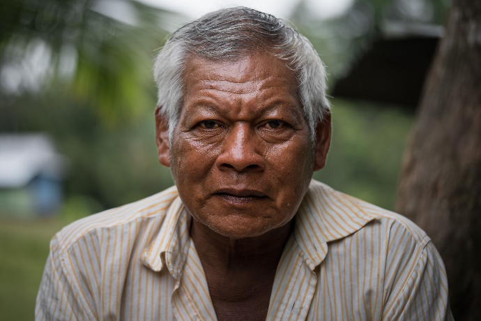 still portrait from a video of a maijuna man taken by mainspring agency director Ben Hemmings