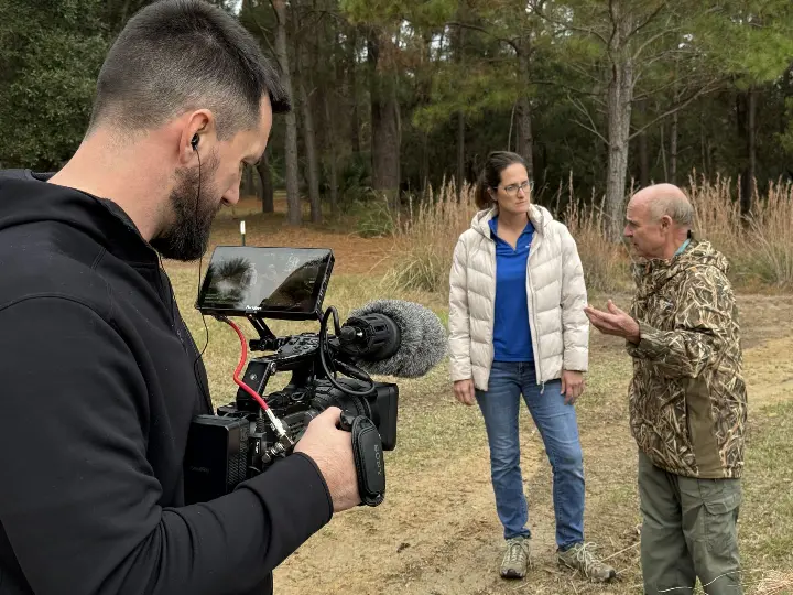 Mainspring Agency filming in Edisto Island, South Carolina